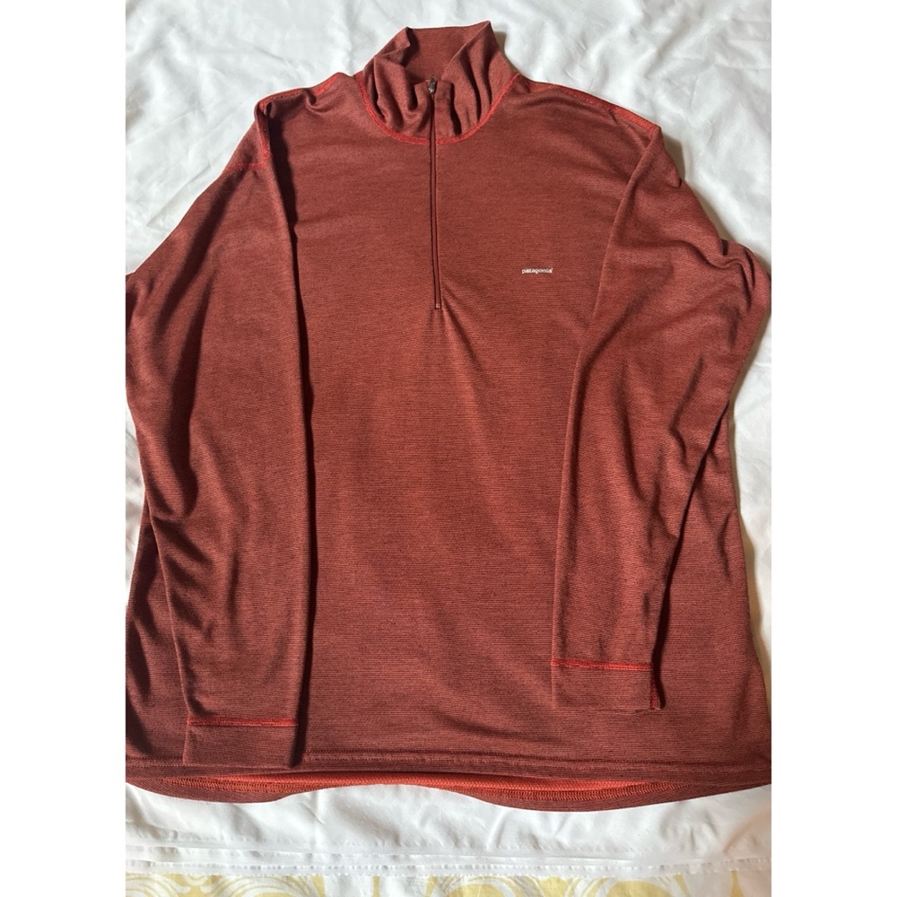 Patagonia Men's Half-Zip Pullover Red Rust